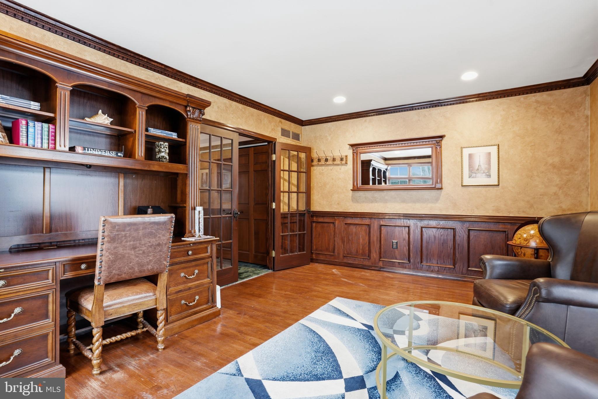 244 Mathers Road Ambler, PA 19002 - Photo 11 of 96 Elegant study with rich wood accents.