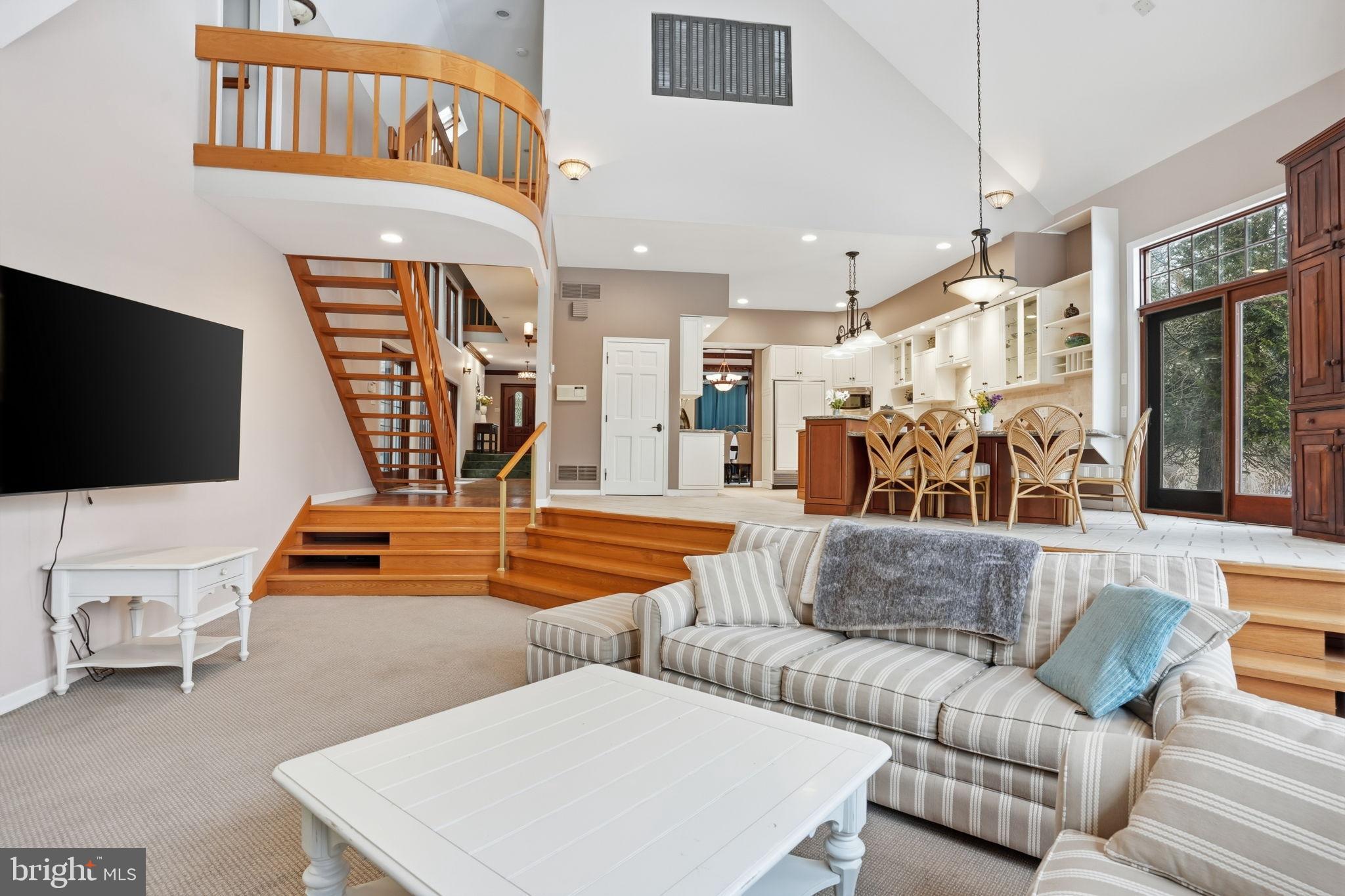 244 Mathers Road Ambler, PA 19002 - Photo 25 of 96 Spacious living area with elegant staircase.