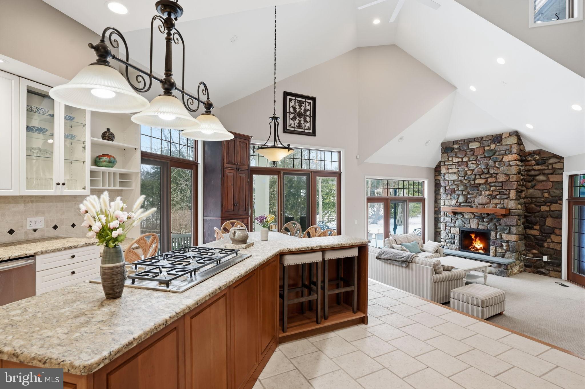 244 Mathers Road Ambler, PA 19002 - Photo 28 of 96 Spacious kitchen with elegant stone accents.