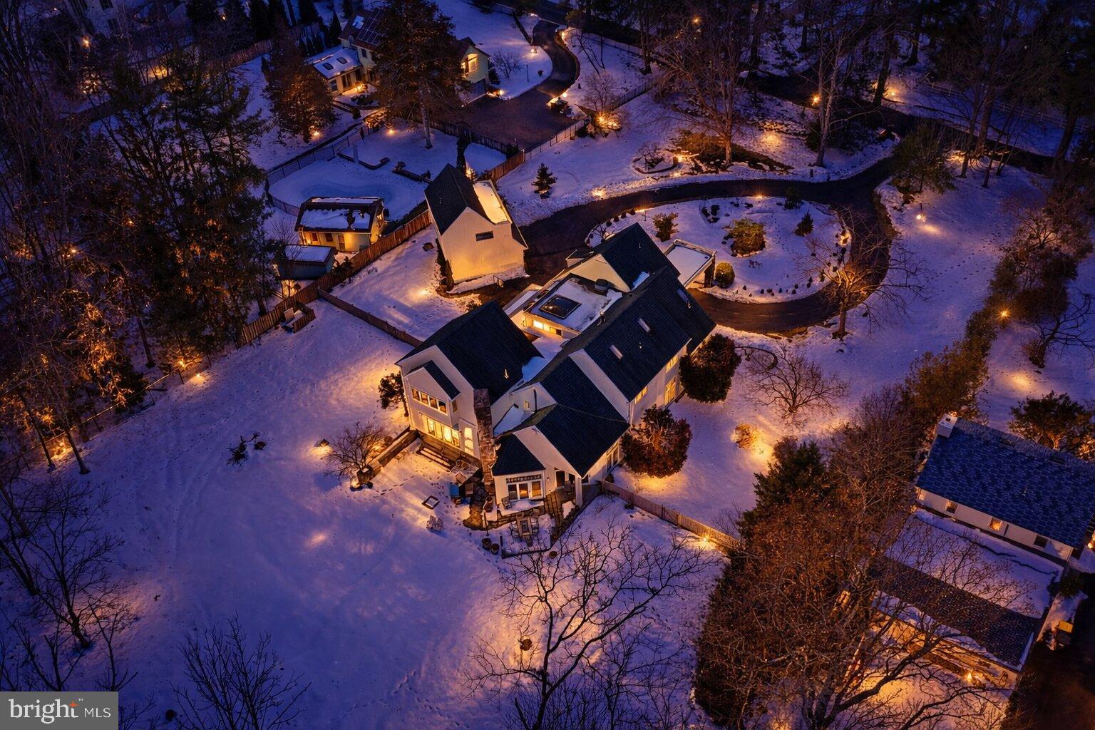 244 Mathers Road Ambler, PA 19002 - Photo 3 of 96 Enchanting winter retreat under starlit skies.
