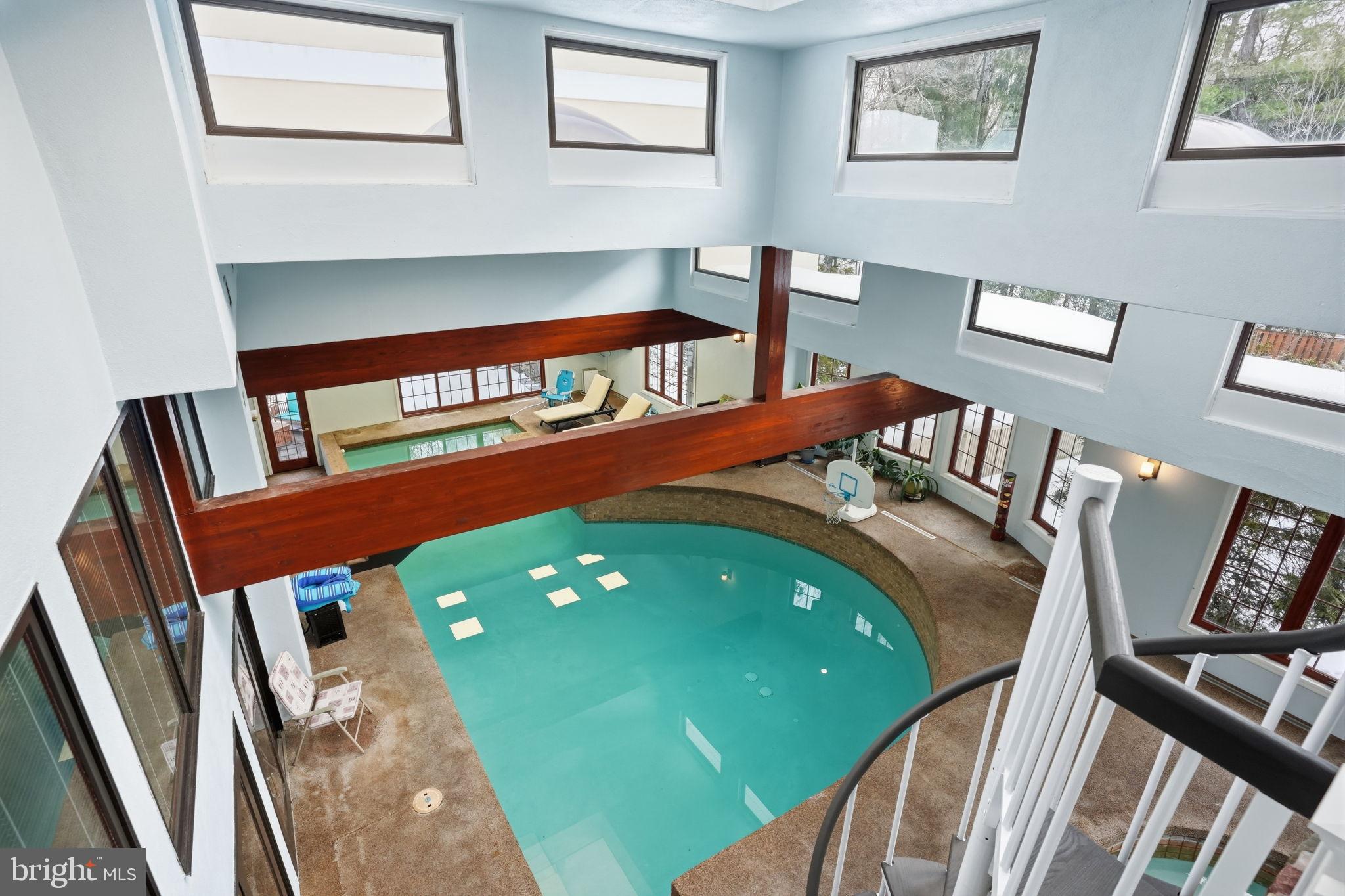 244 Mathers Road Ambler, PA 19002 - Photo 55 of 96 Stunning indoor pool with modern design.