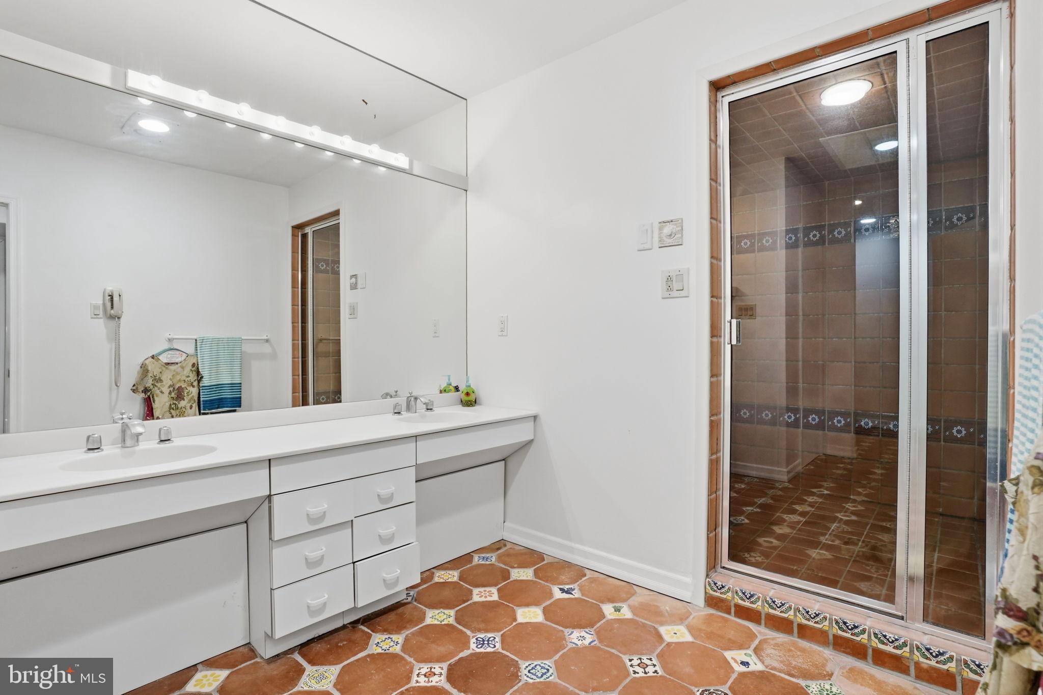244 Mathers Road Ambler, PA 19002 - Photo 63 of 96 Bright and airy bathroom with unique tile.