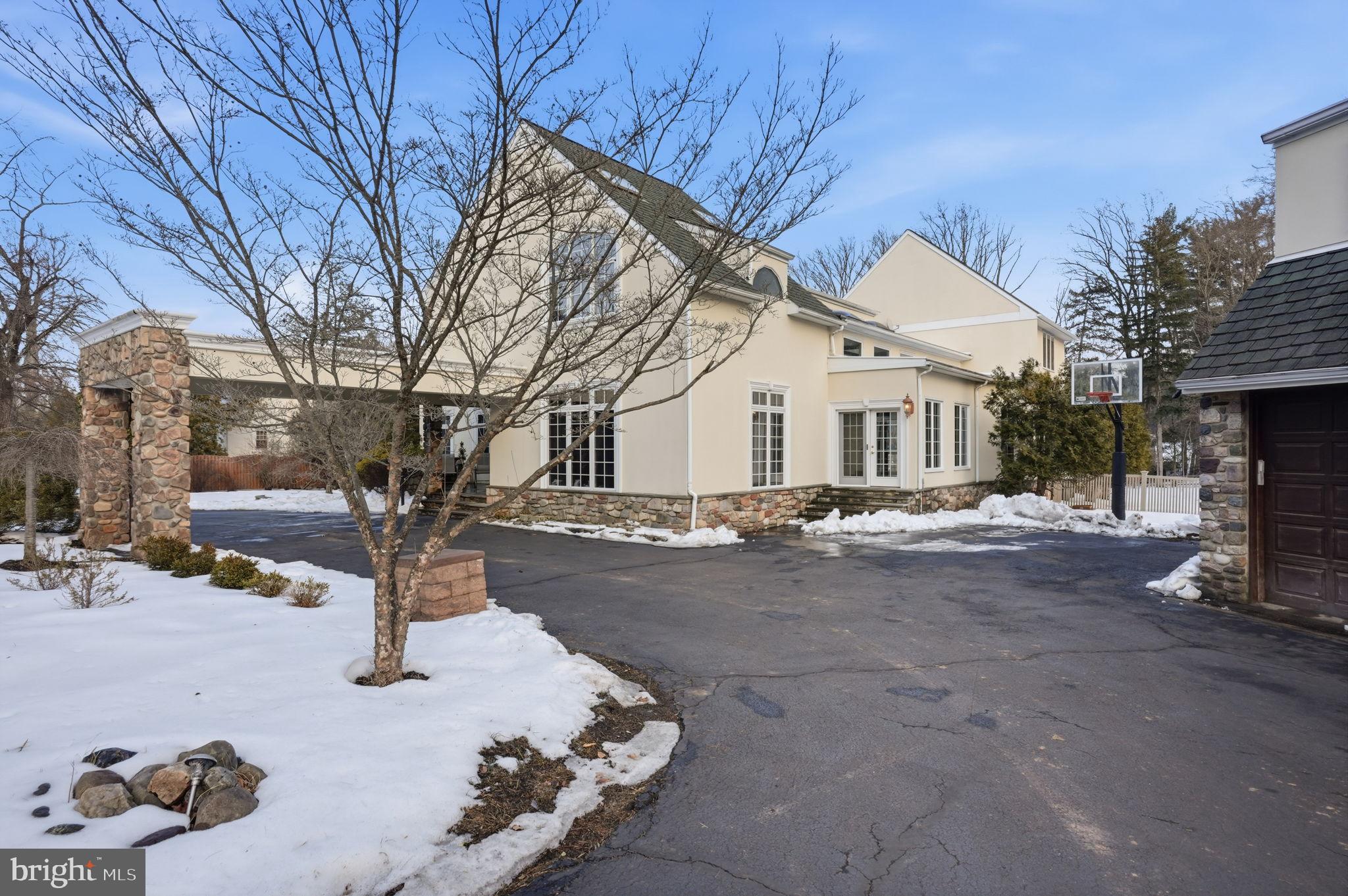 244 Mathers Road Ambler, PA 19002 - Photo 87 of 96 Elegant home with winter charm and spacious drive.