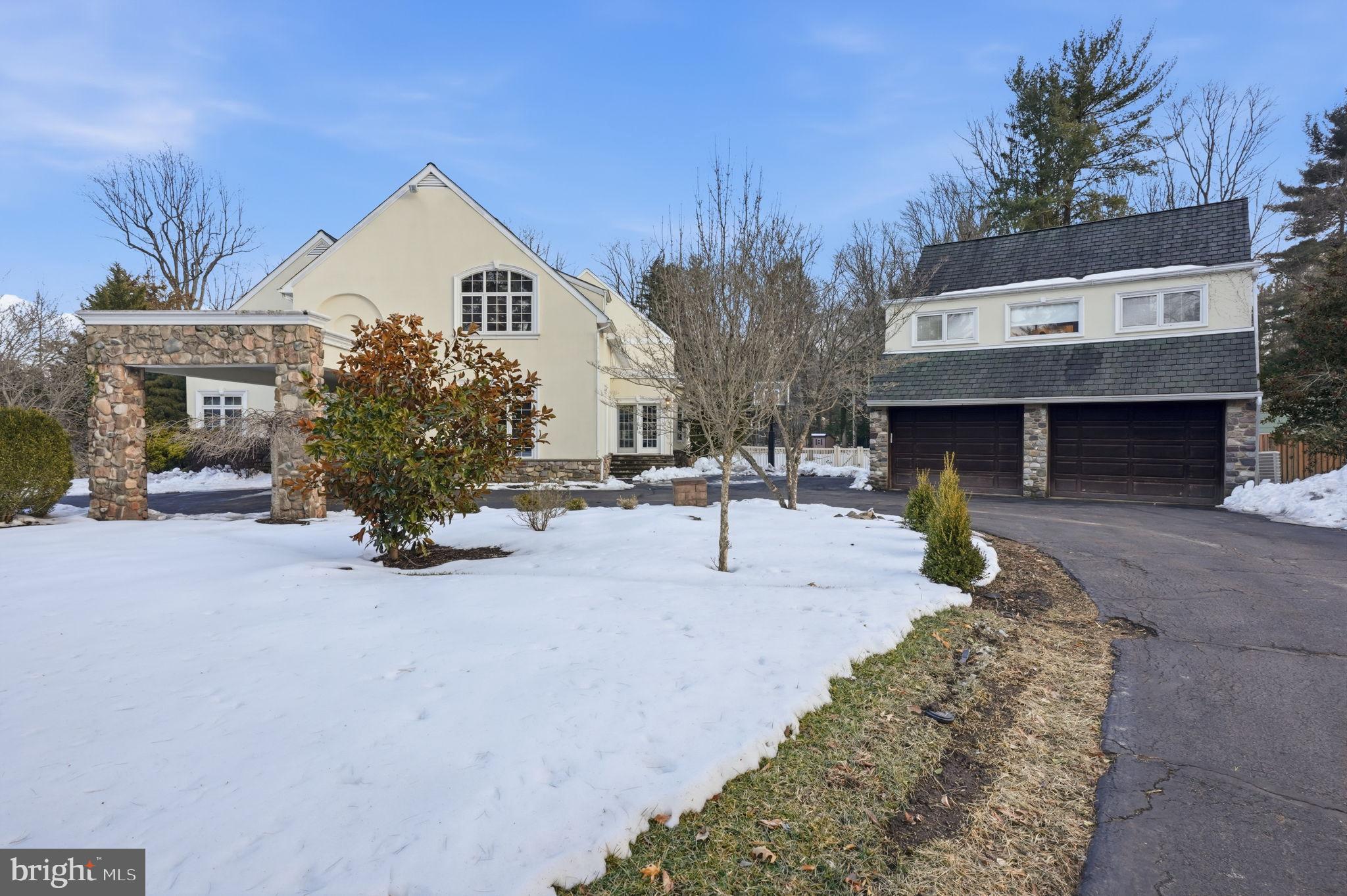 244 Mathers Road Ambler, PA 19002 - Photo 88 of 96 Charming home nestled in a winter landscape.