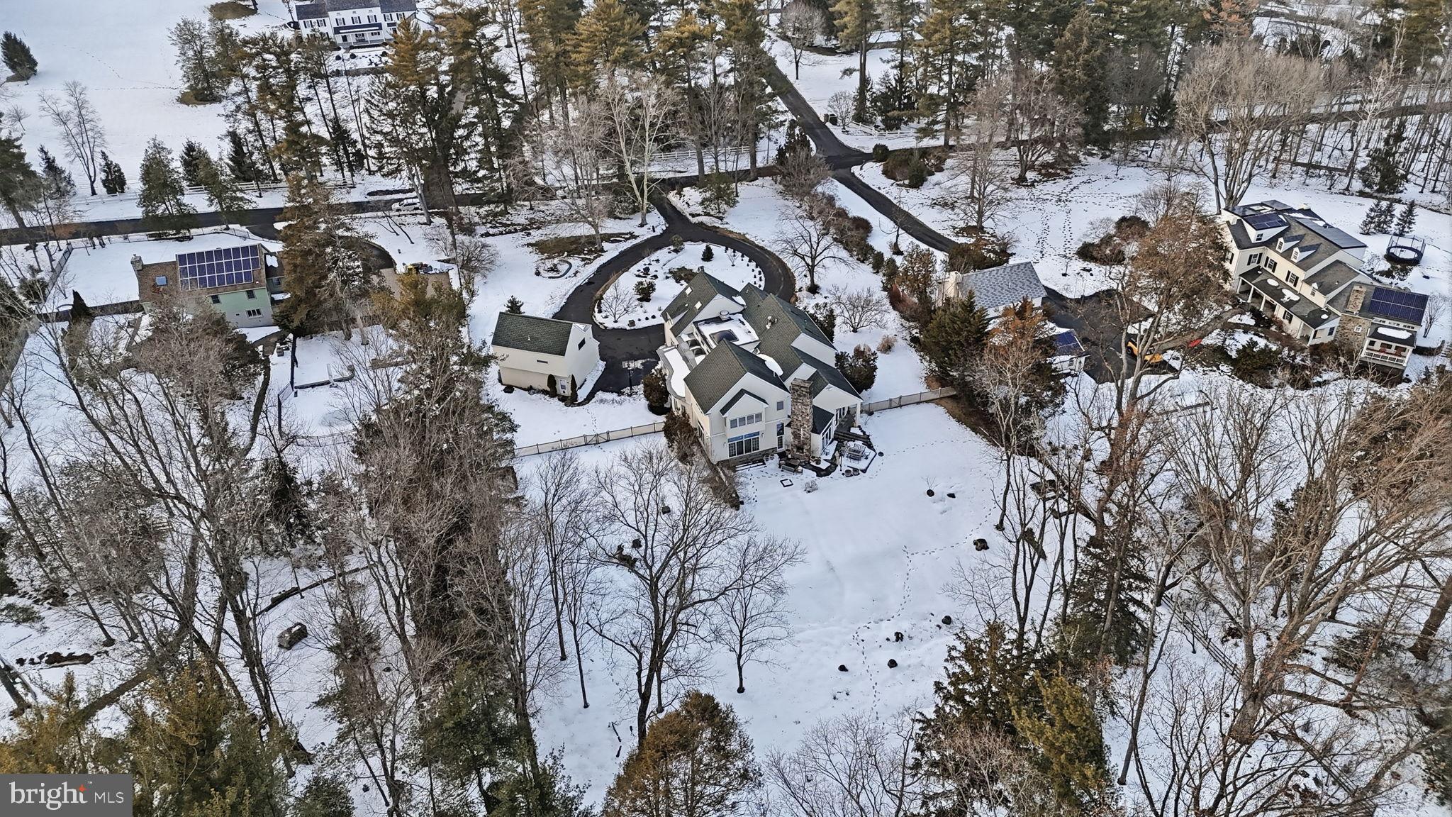 244 Mathers Road Ambler, PA 19002 - Photo 93 of 96 Serene winter retreat amidst snowy landscape.