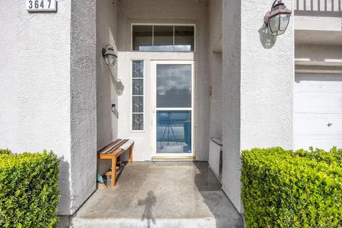 a view of a entryway door of the house