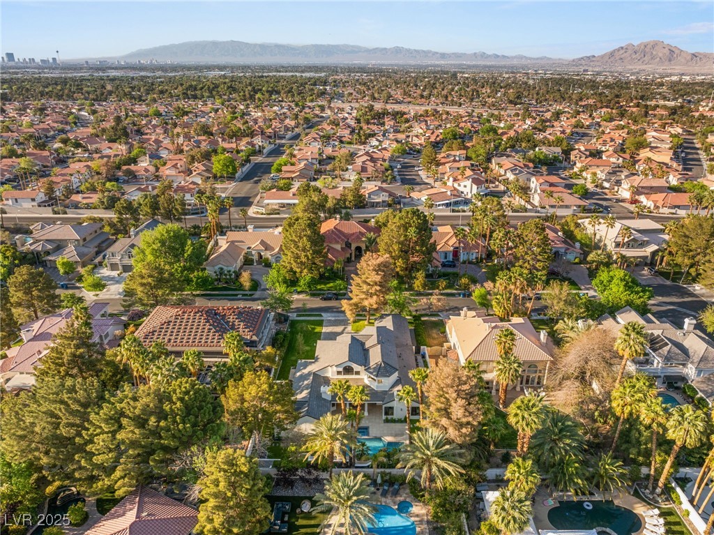 2316 Prometheus Court Henderson, NV 89074 - Photo 79 of 92 Birds eye view of property featuring a mountain view and a residential view