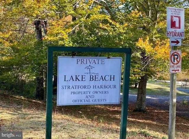 a sign on the side of the road