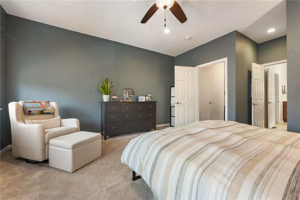 113 42nd Street Pittsburgh, PA 15201 - Photo 23 of 39 a bedroom with a bed and a couch