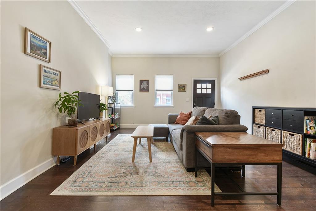113 42nd Street Pittsburgh, PA 15201 - Photo 3 of 39 a living room with furniture and a wooden floor