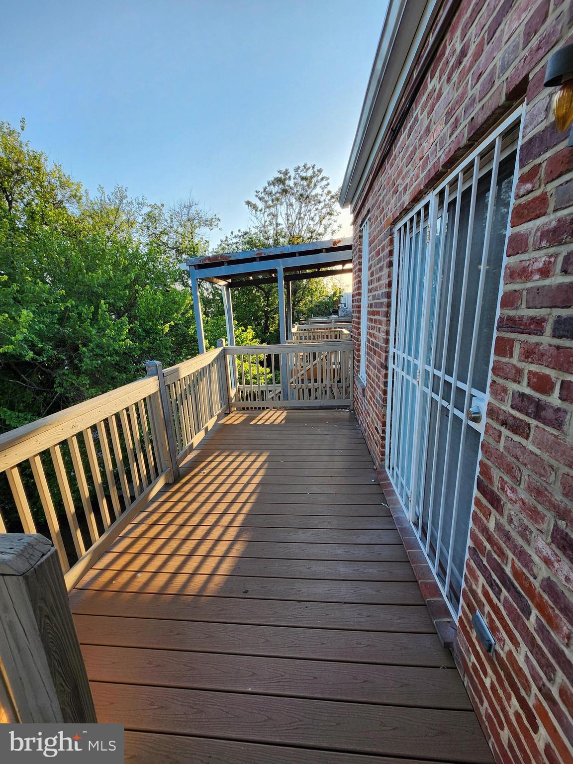 512 U Street Northwest, Unit 8 Washington, DC 20001 - Photo 3 of 9 a view of deck with wooden floor and seating space