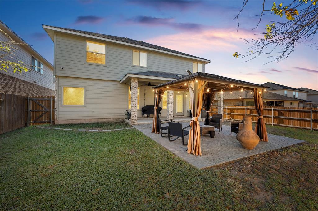 6201 Elephant Butte Drive Waco, TX 76708 - Photo 32 of 40 a view of a house with backyard porch and sitting area