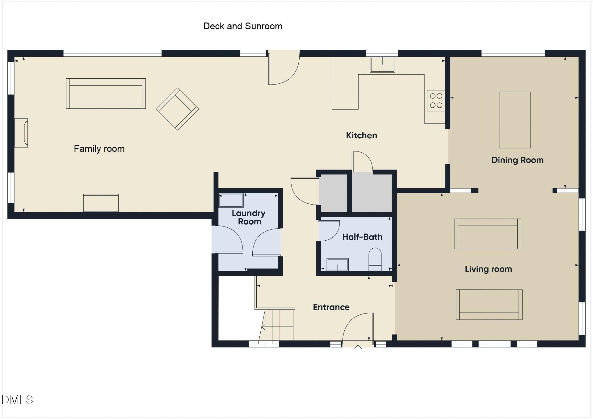 6 Upton Court Durham, NC 27713 - Photo 41 of 42 Floor Plan 1