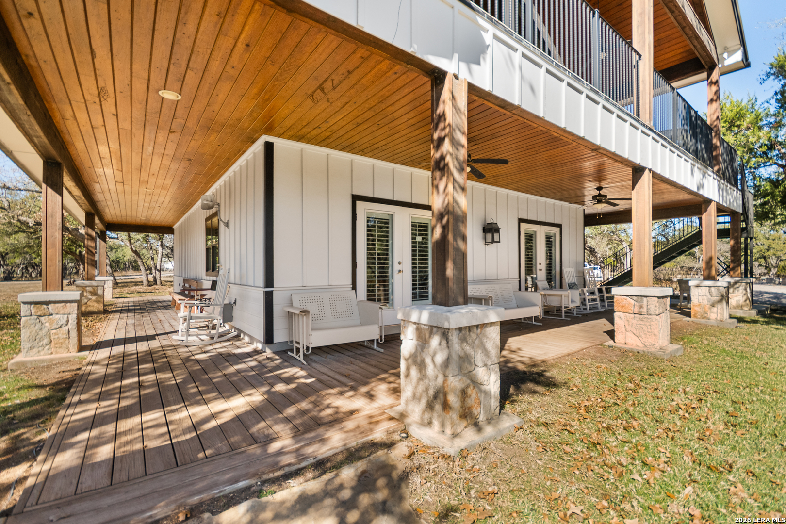 292 Fossil Ridge Boerne, TX 78006 - Photo 65 of 144 a view of a house with backyard and sitting area