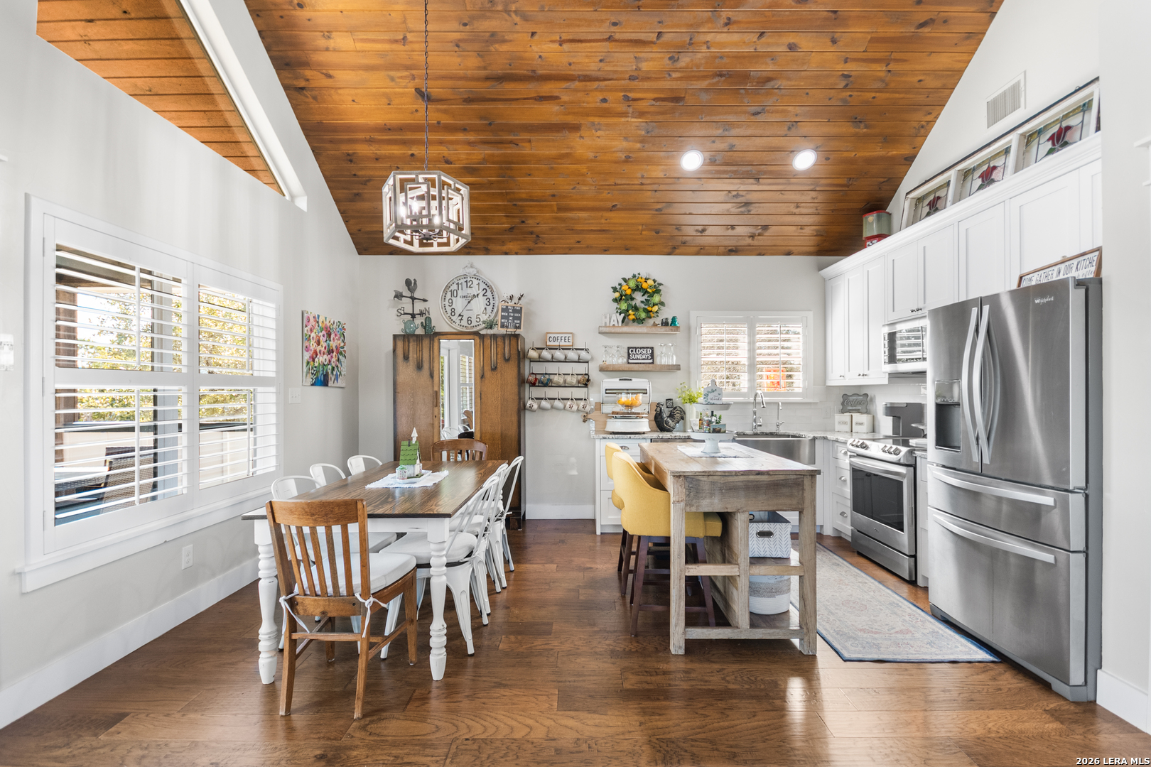292 Fossil Ridge Boerne, TX 78006 - Photo 78 of 144 a view of a dining room with furniture window and wooden floor