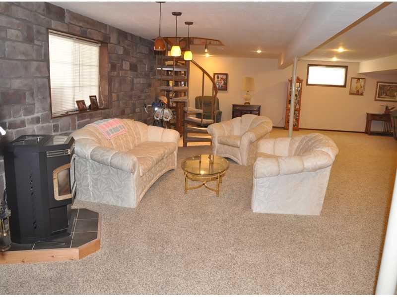 209 Youkers Road Butler, PA 16001 - Photo 22 of 25 Basement/Game Room. Has a circular staircase leading to the upper/ levels.