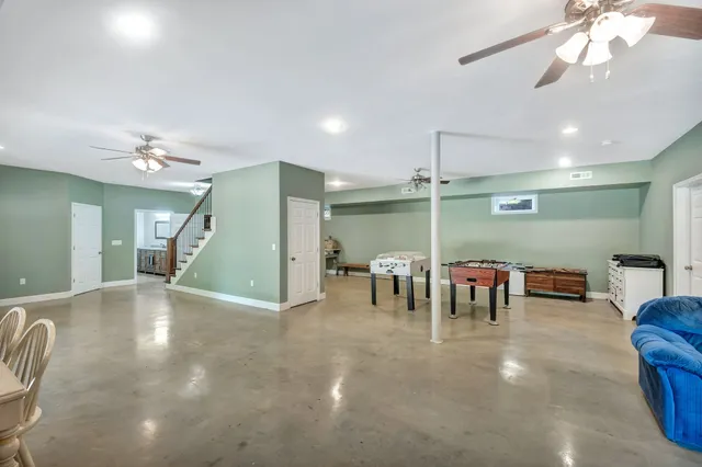 a bathroom with a double vanity sink mirror and
