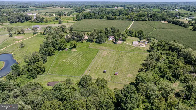 a view of a dry yard with wooden fence