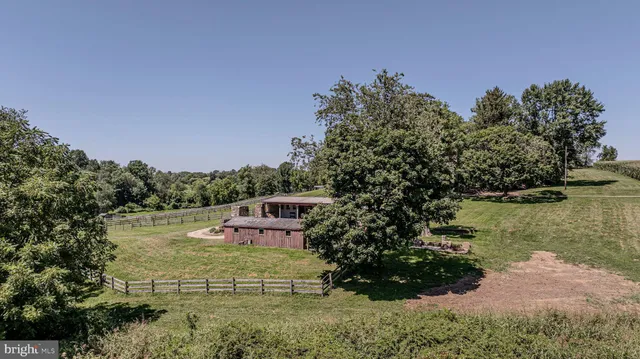 a view of a lake with a city
