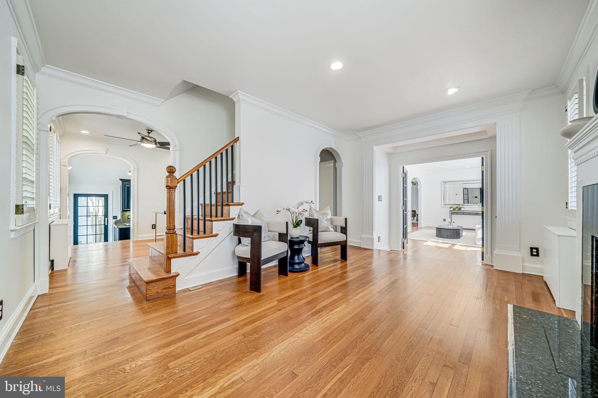 4817 Chevy Chase Boulevard Chevy Chase, MD 20815 - Photo 5 of 78 a living room with furniture and a wooden floor