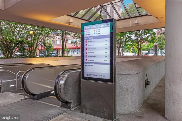 a front view of a building