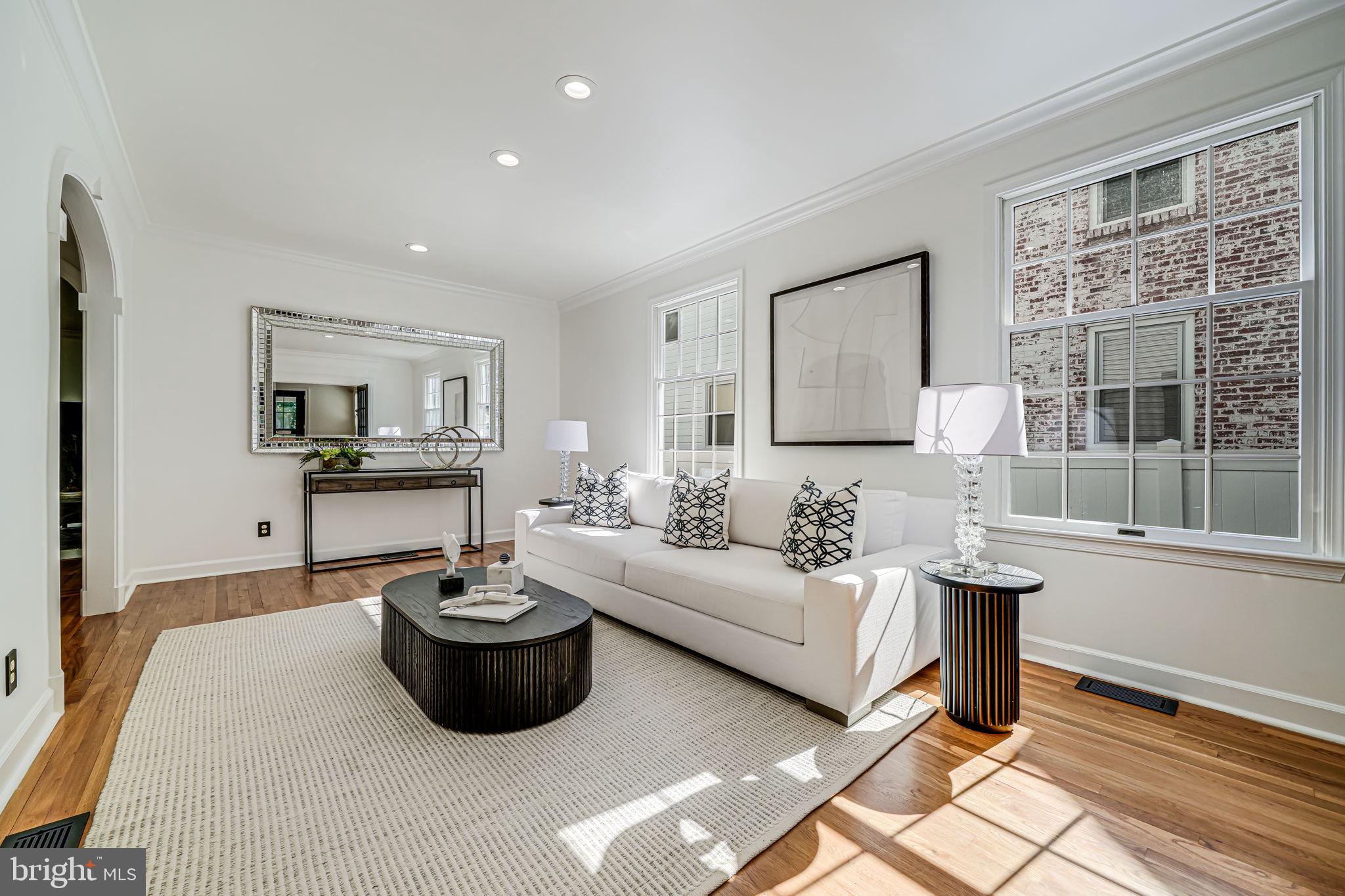 4817 Chevy Chase Boulevard Chevy Chase, MD 20815 - Photo 7 of 78 Bright living room w/Andersen windows