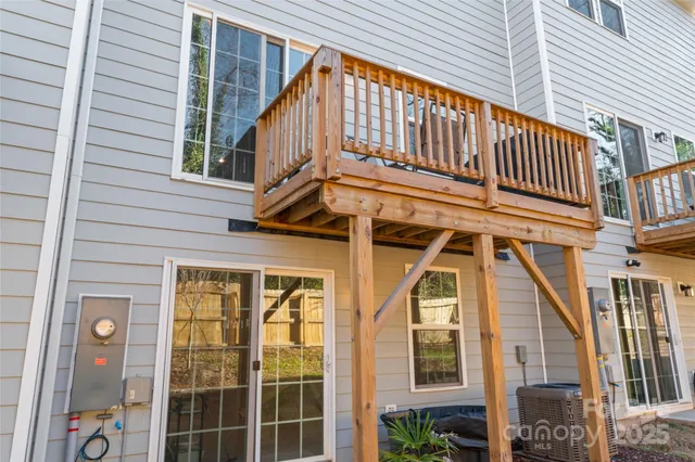 a front view of a house with a window