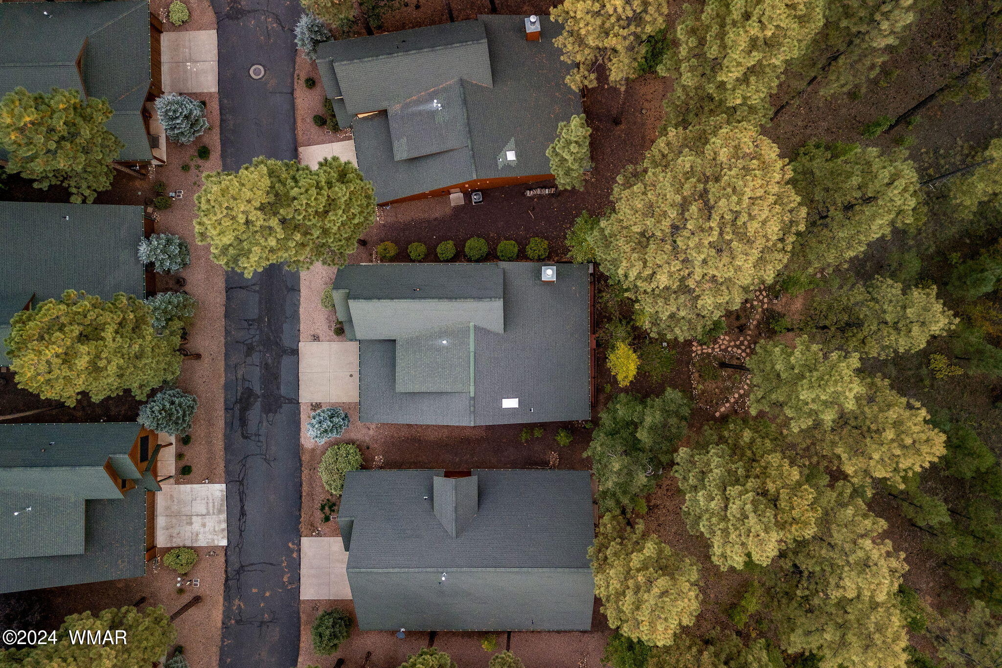 3052 Timber Line Road Pinetop, AZ 85935 - Photo 37 of 43 Aerial Roof View