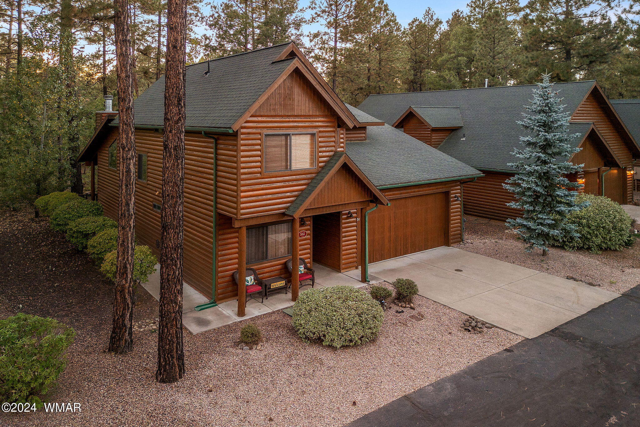 3052 Timber Line Road Pinetop, AZ 85935 - Photo 2 of 43 Aerial View of Front of Home