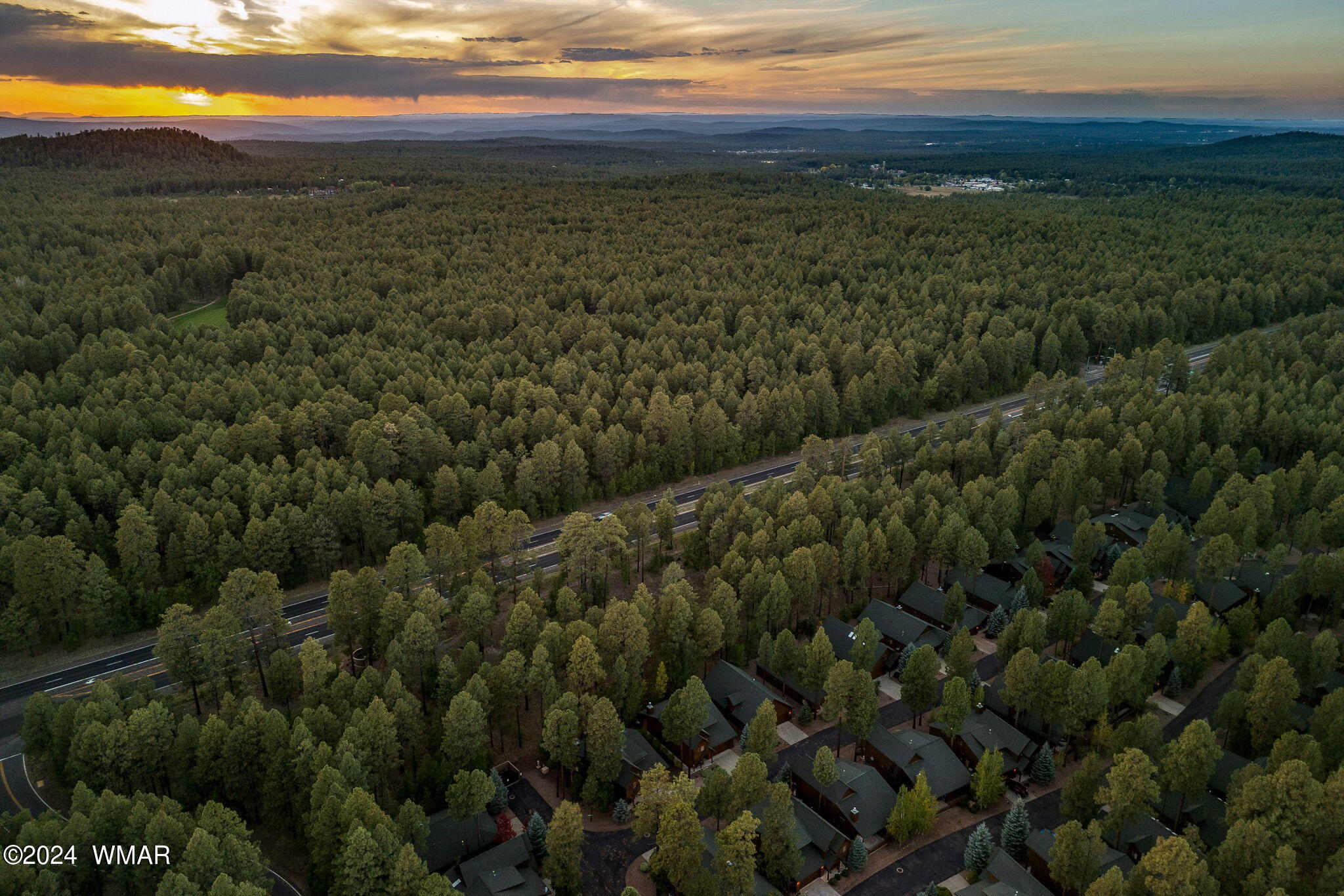 3052 Timber Line Road Pinetop, AZ 85935 - Photo 39 of 43 Aerial View of Surrounding Community