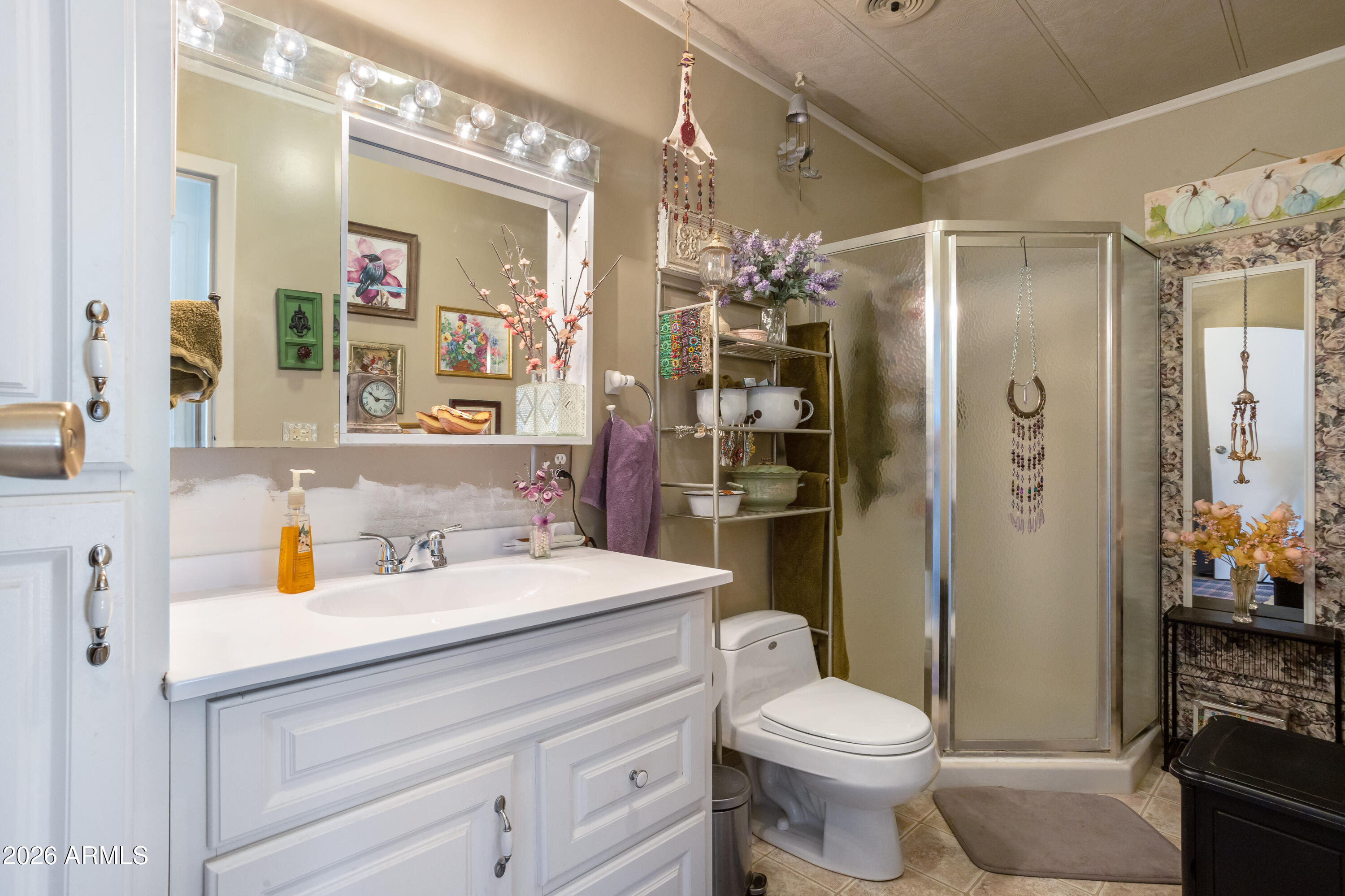 5681 South Moson Road Hereford, AZ 85615 - Photo 40 of 47 a bathroom with a sink toilet and shower