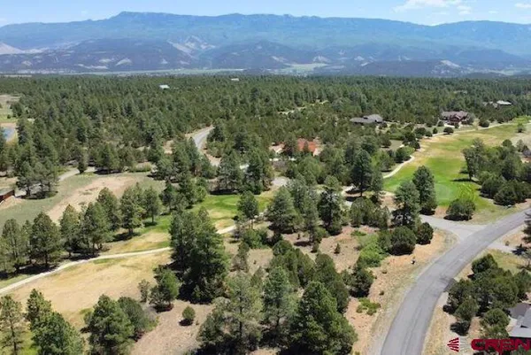 an aerial view of residential house with outdoor space and river