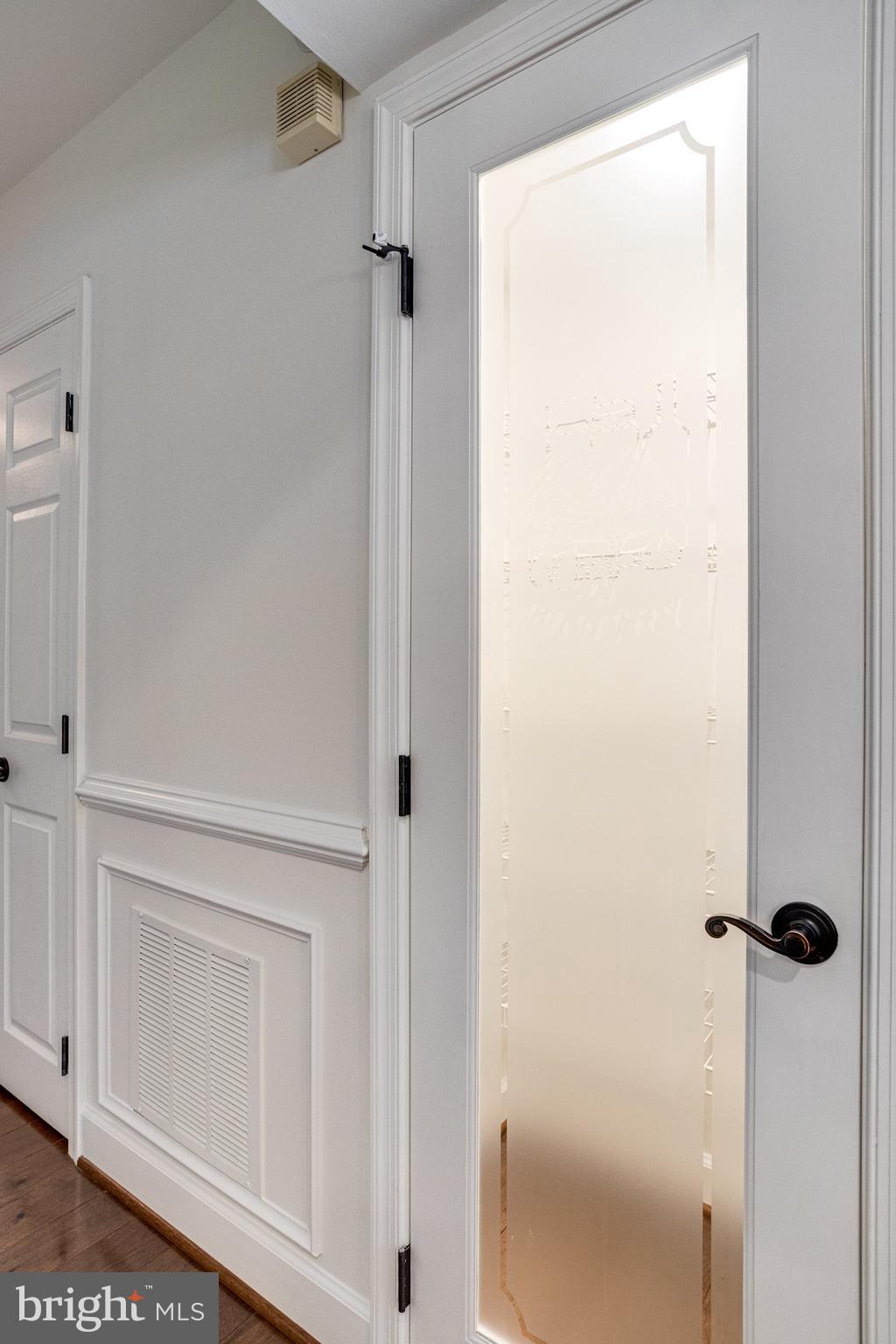 8325 Lindside Way Springfield, VA 22153 - Photo 17 of 63 Pantry tucked behind charming glass-paneled door