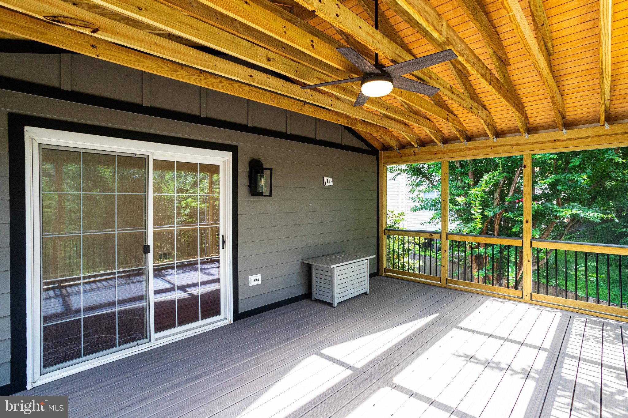 8325 Lindside Way Springfield, VA 22153 - Photo 49 of 63 Gorgeous screened porch completed in 2024