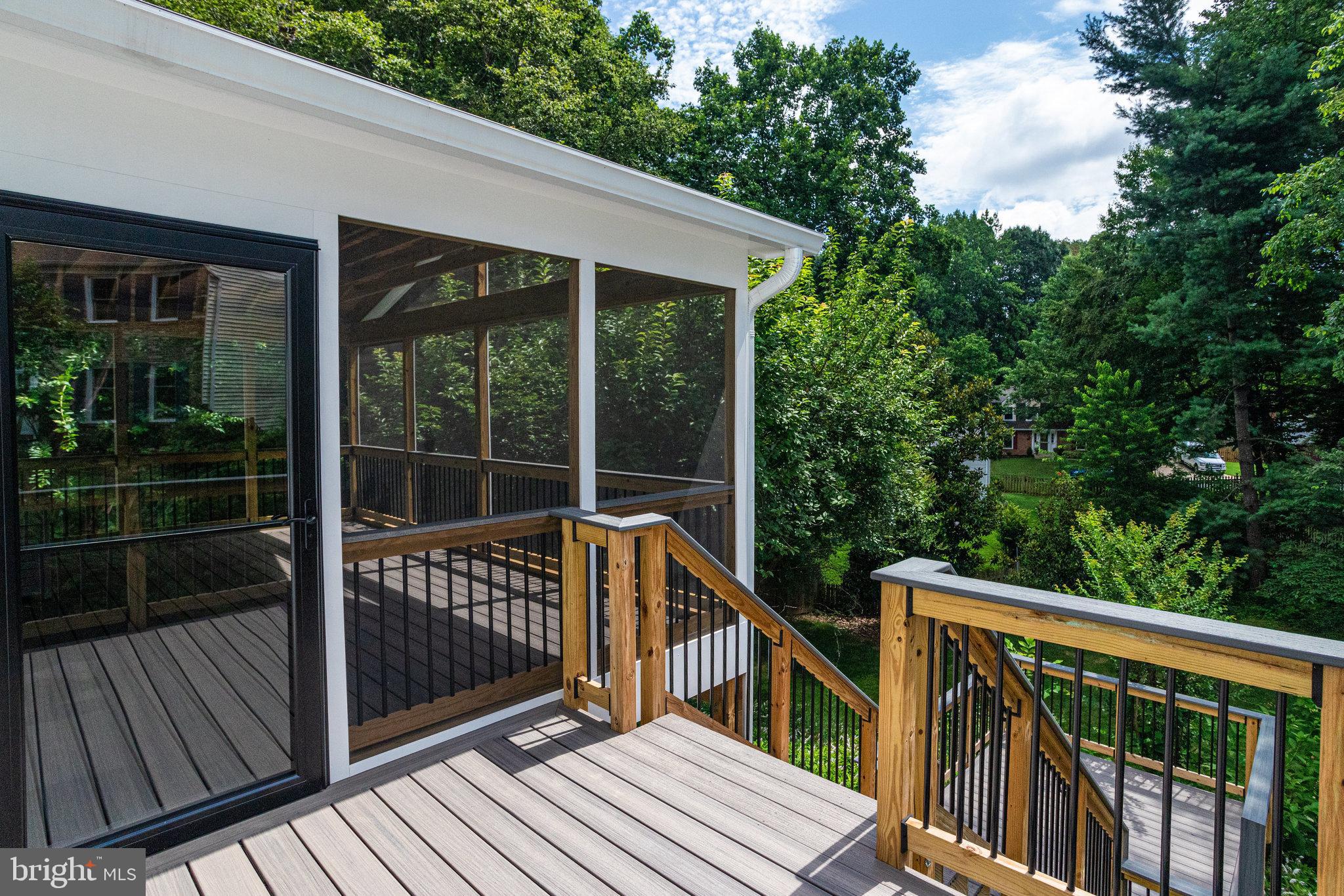 8325 Lindside Way Springfield, VA 22153 - Photo 53 of 63 Step outside from porch onto the two level deck