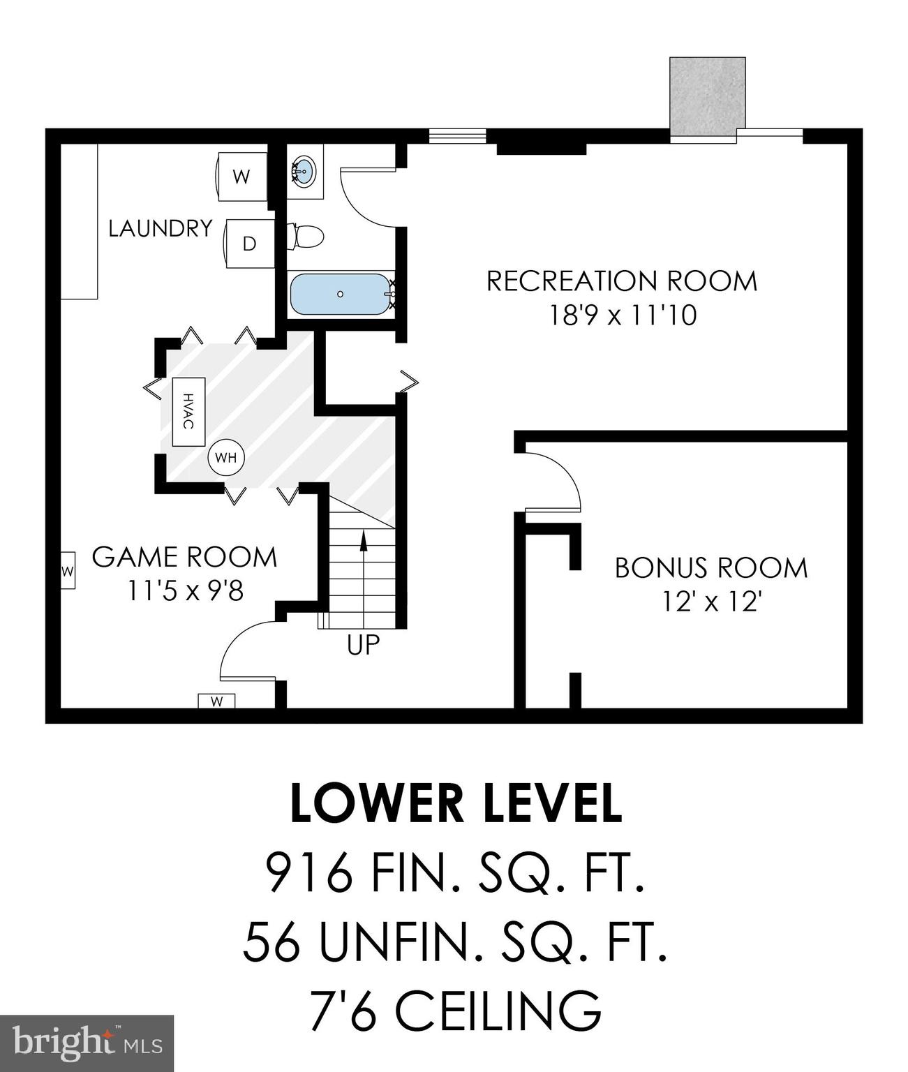 8325 Lindside Way Springfield, VA 22153 - Photo 63 of 63 Lowerlevel floor plan