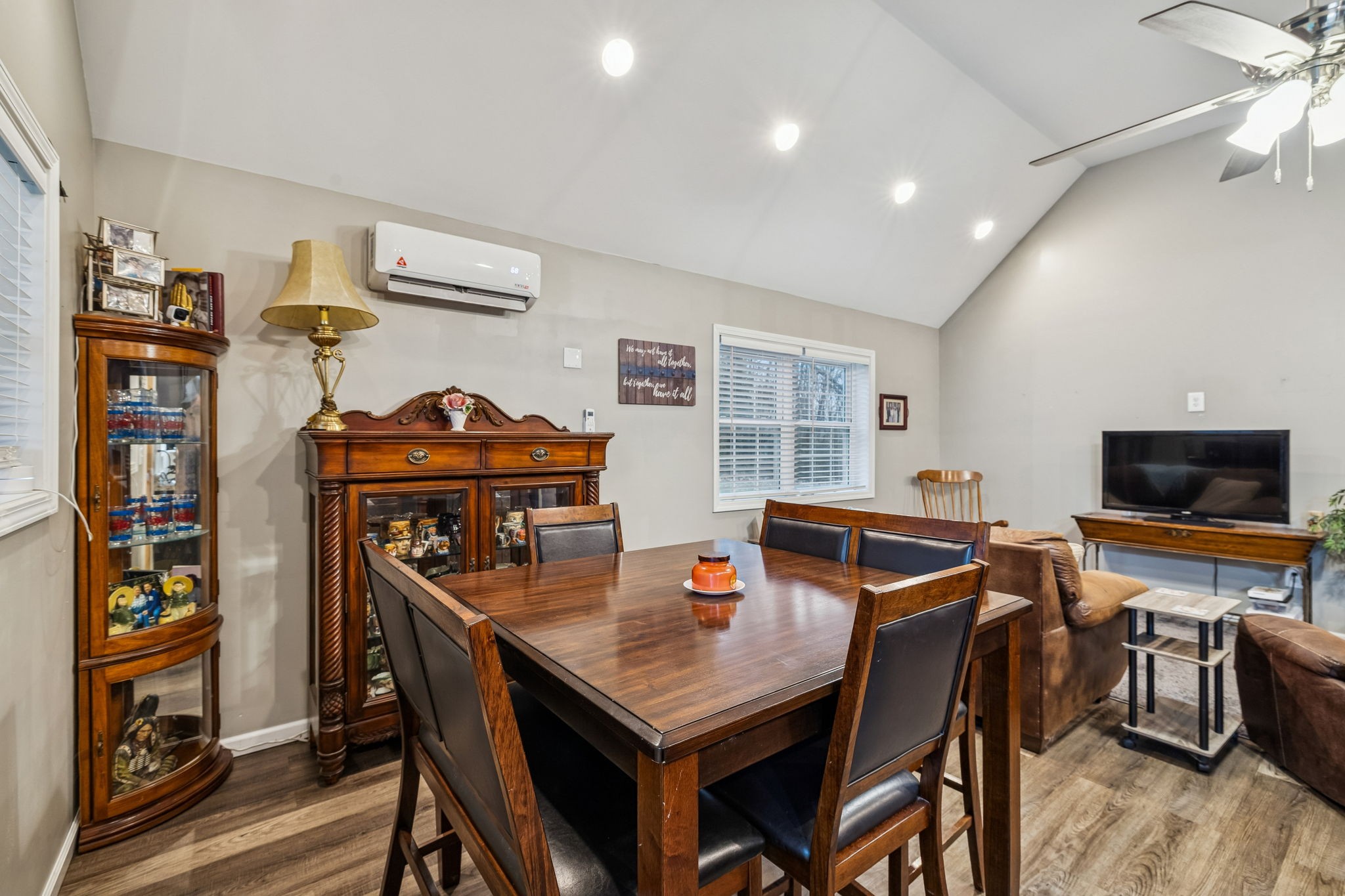 7697 Bethany Church Road Orlinda, TN 37141 - Photo 48 of 96 a view of a dining room with furniture and wooden floor