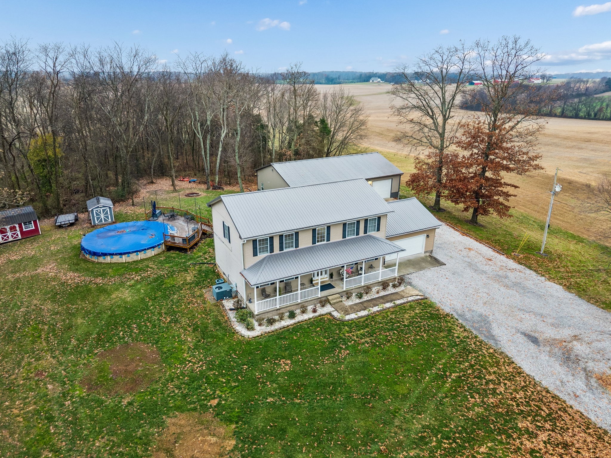 7697 Bethany Church Road Orlinda, TN 37141 - Photo 74 of 96 a view of a house with a yard and sitting area
