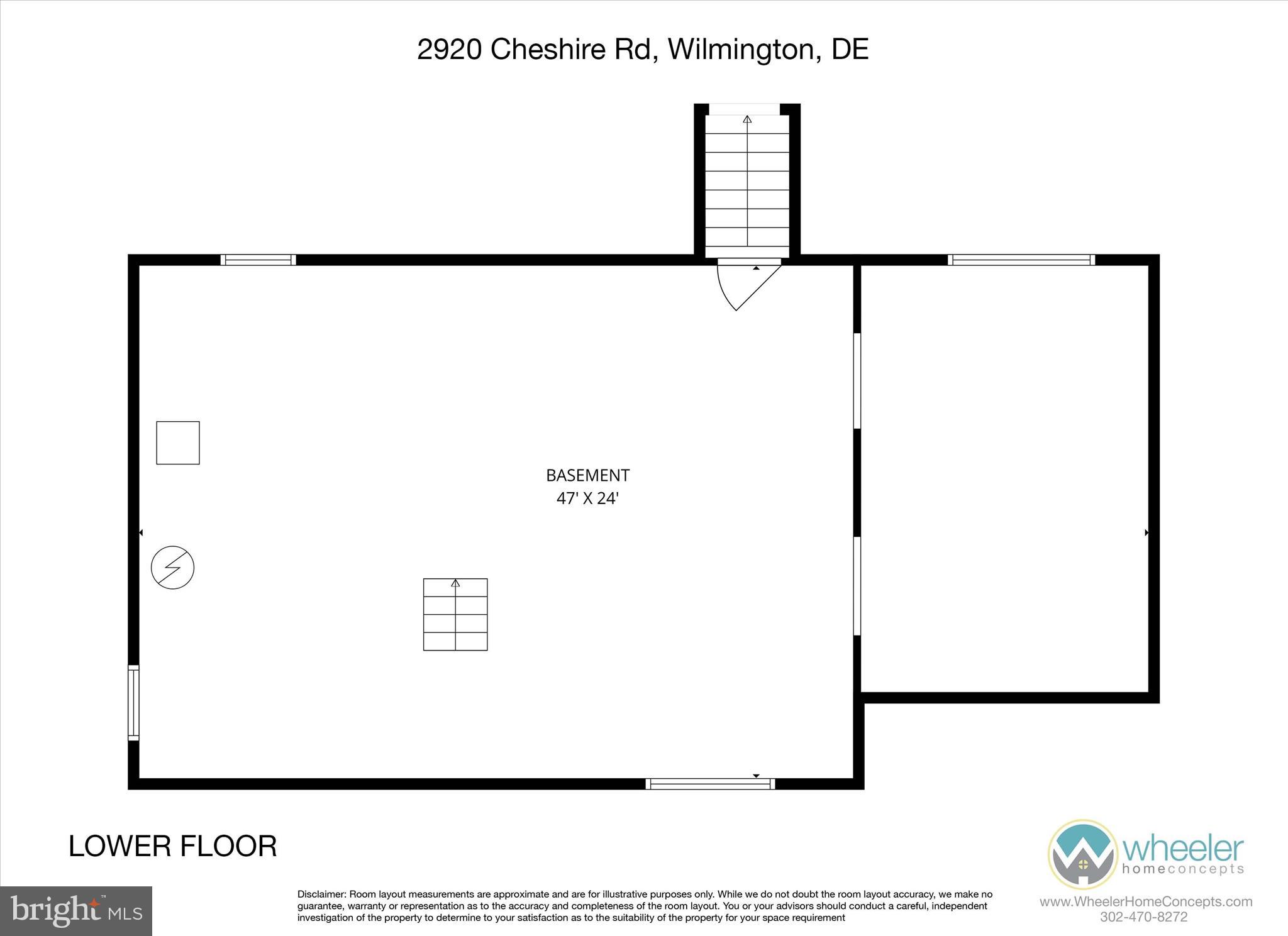 2920 Cheshire Road Wilmington, DE 19810 - Photo 30 of 34 a picture of a floor plan