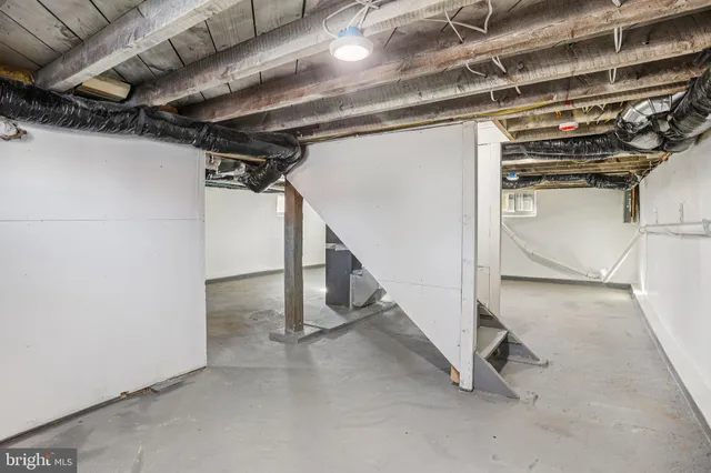 a view of large yard with large trees