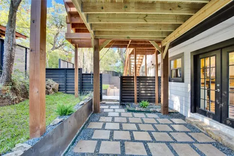 a building outdoor space with balcony