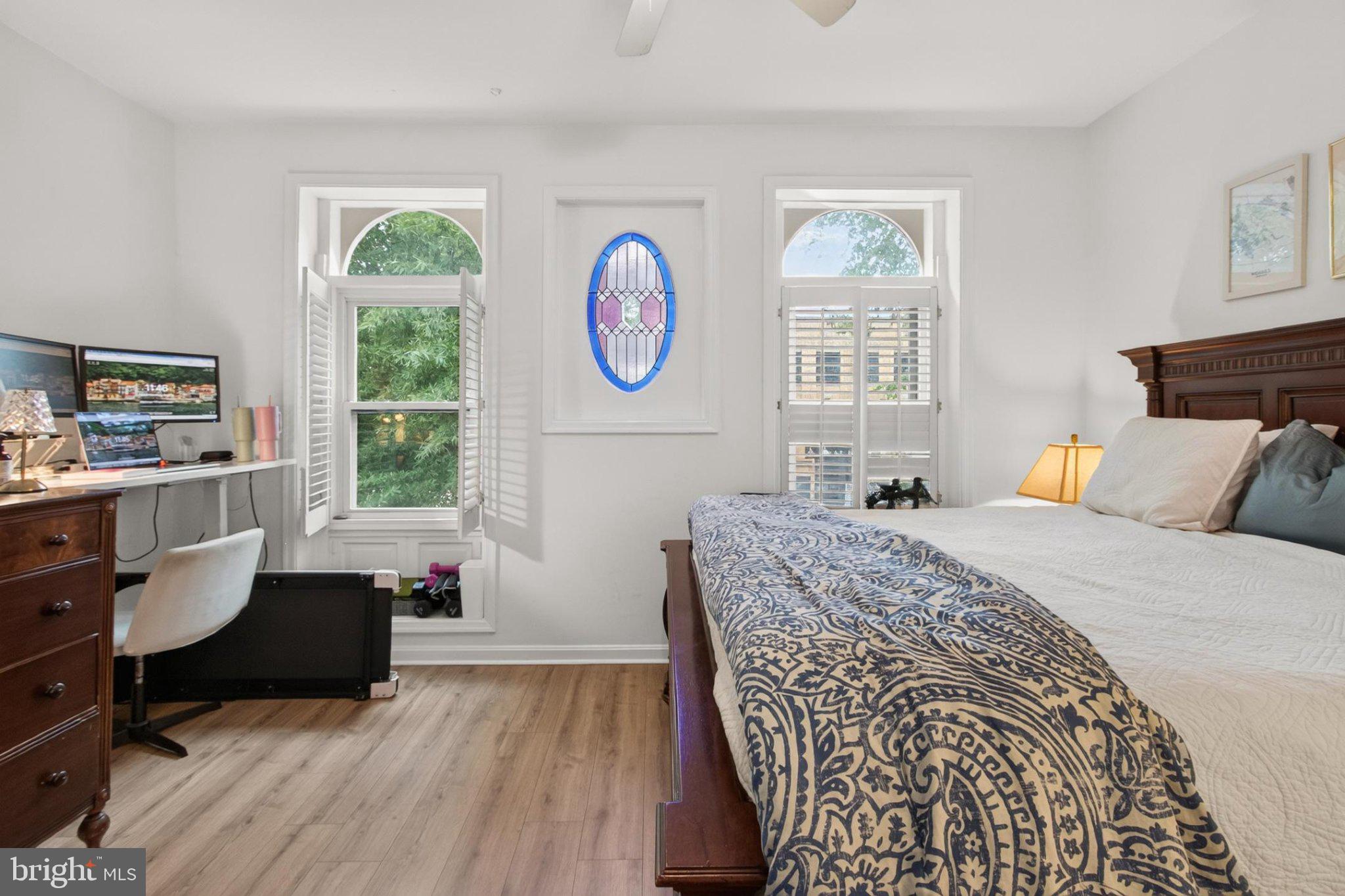 738 11th Street Northeast, Unit 1 Washington, DC 20002 - Photo 16 of 21 Serene bedroom with charming windows.