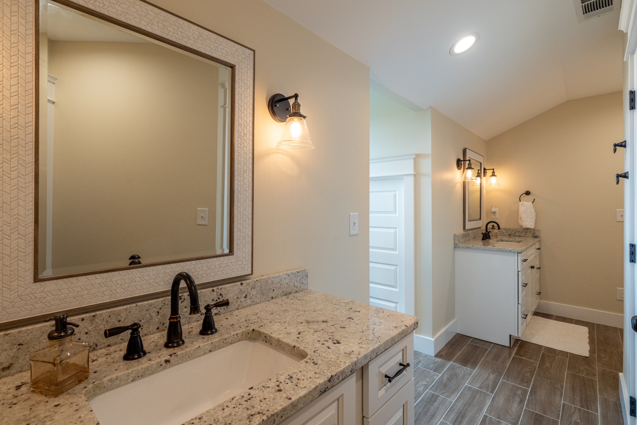 1181 Chicken Road Lebanon, TN 37090 - Photo 35 of 63 a bathroom with a sink and a mirror