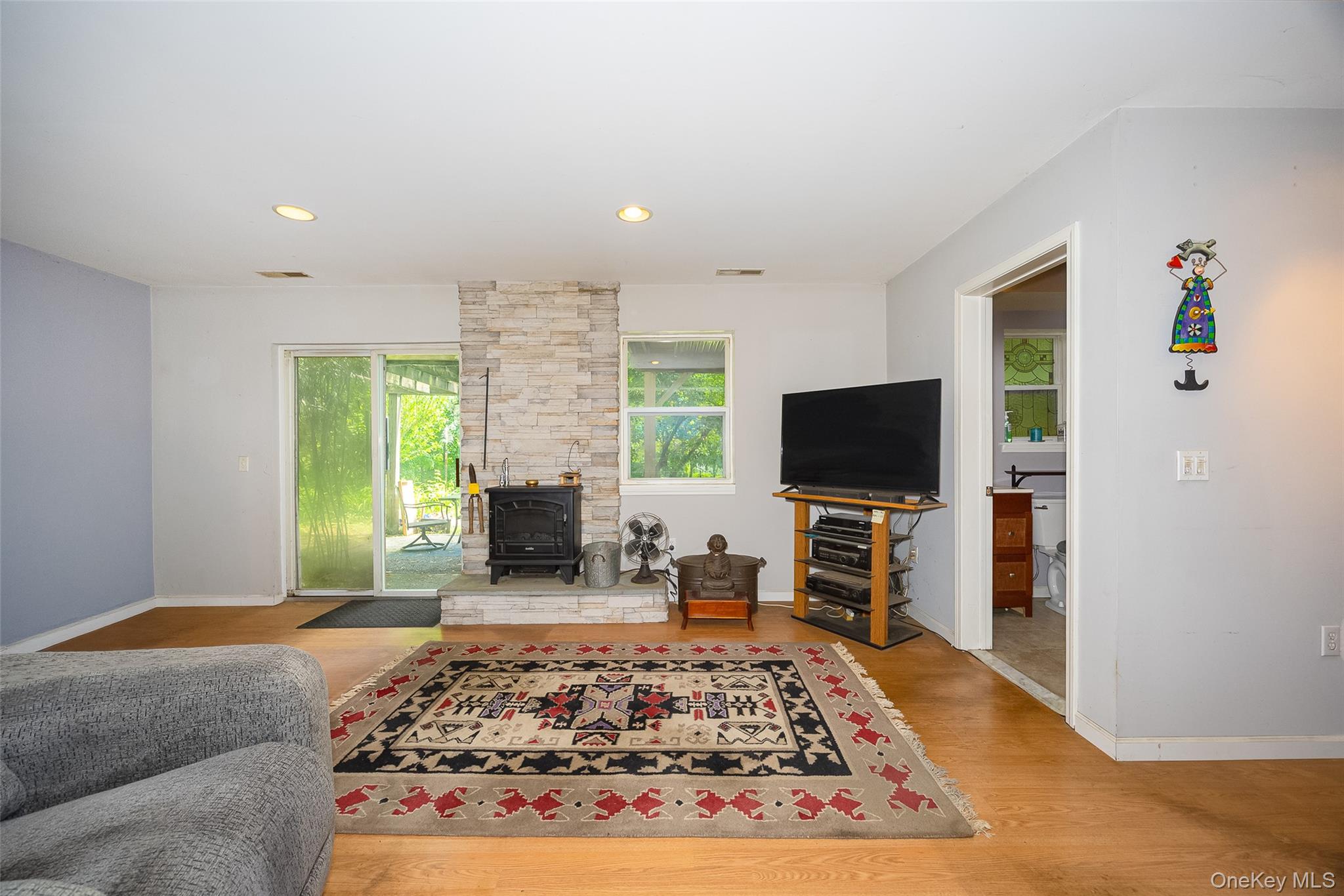 164 Bohl Road Hopewell Junction, NY 12533 - Photo 24 of 30 a living room with furniture and a flat screen tv