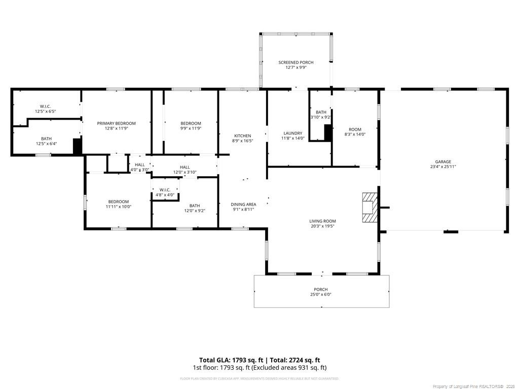 1069 Union Valley Road Whiteville, NC 28472 - Photo 50 of 50 a picture of floor plan