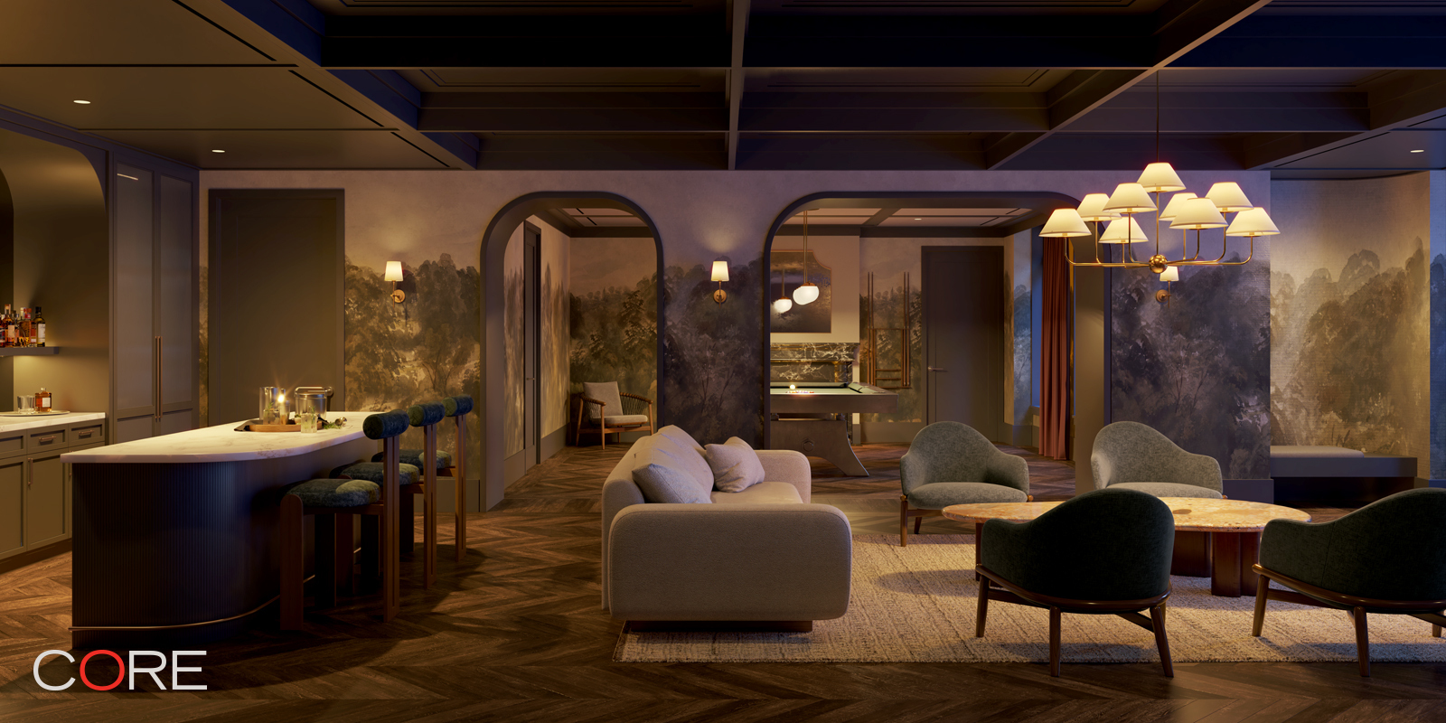 525 6th Avenue, Unit 3H Manhattan, NY 10011 - Photo 11 of 18 a living room with furniture and wooden floor