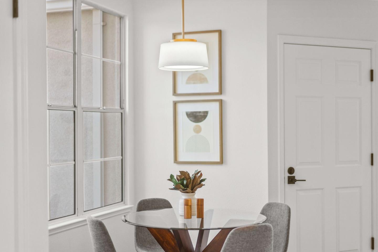 107 Beacon Street Mountain View, CA 94040 - Photo 16 of 55 a dining room with furniture and wooden floor