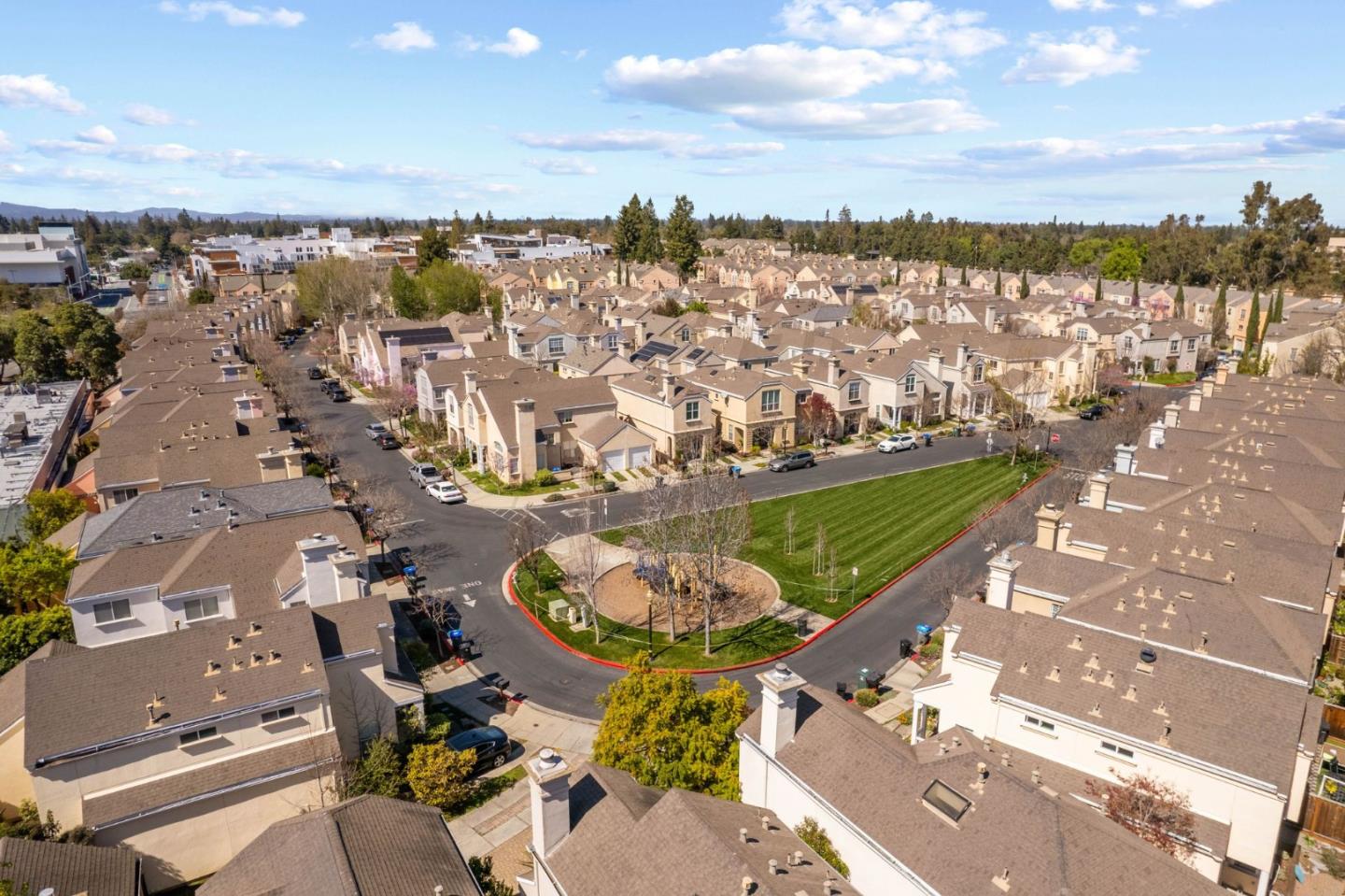 107 Beacon Street Mountain View, CA 94040 - Photo 45 of 55 an aerial view of a residential houses with outdoor space