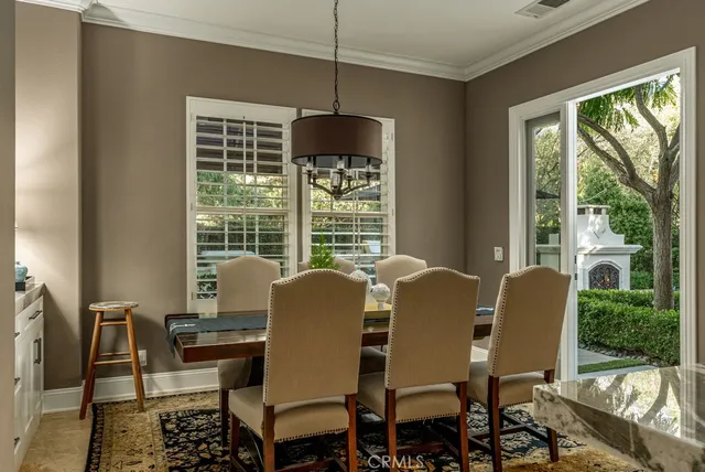 a living room with furniture and a gate