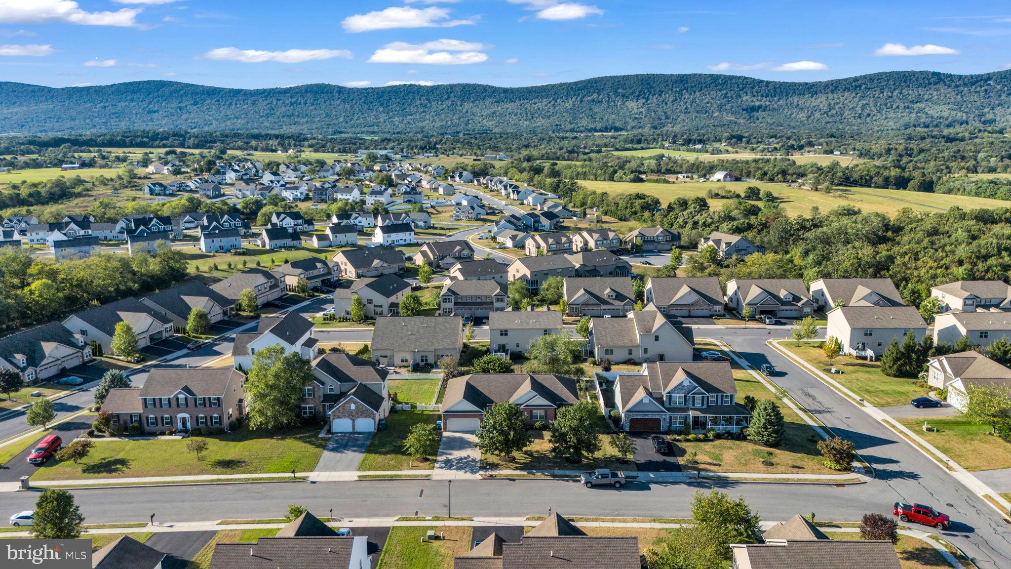 4 Over View Carlisle, PA 17013 - Photo 69 of 73 an aerial view of residential houses with outdoor space and swimming pool